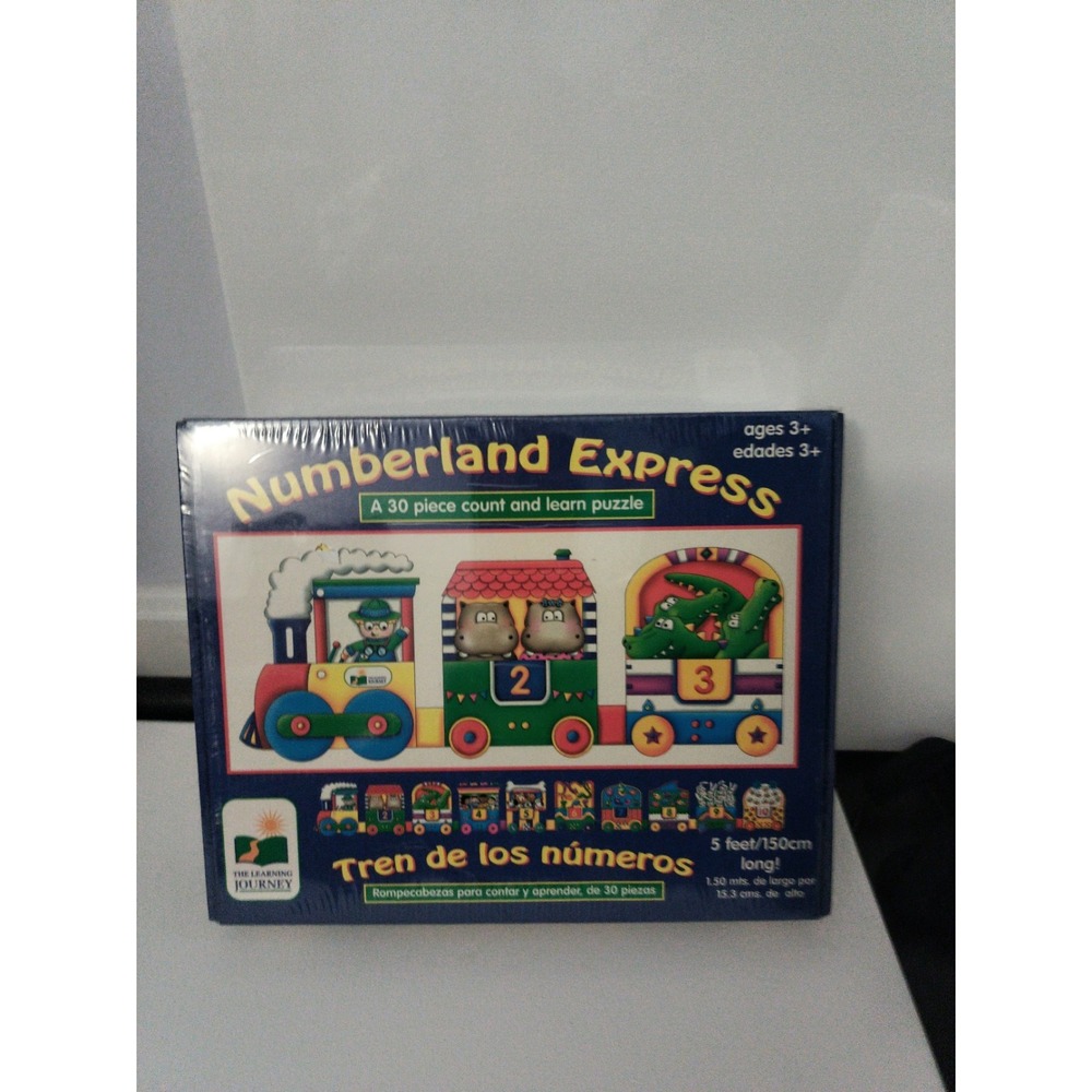 The Learning Journey Numberland Express Makes A 5 Foot Puzzle NEW SEALED